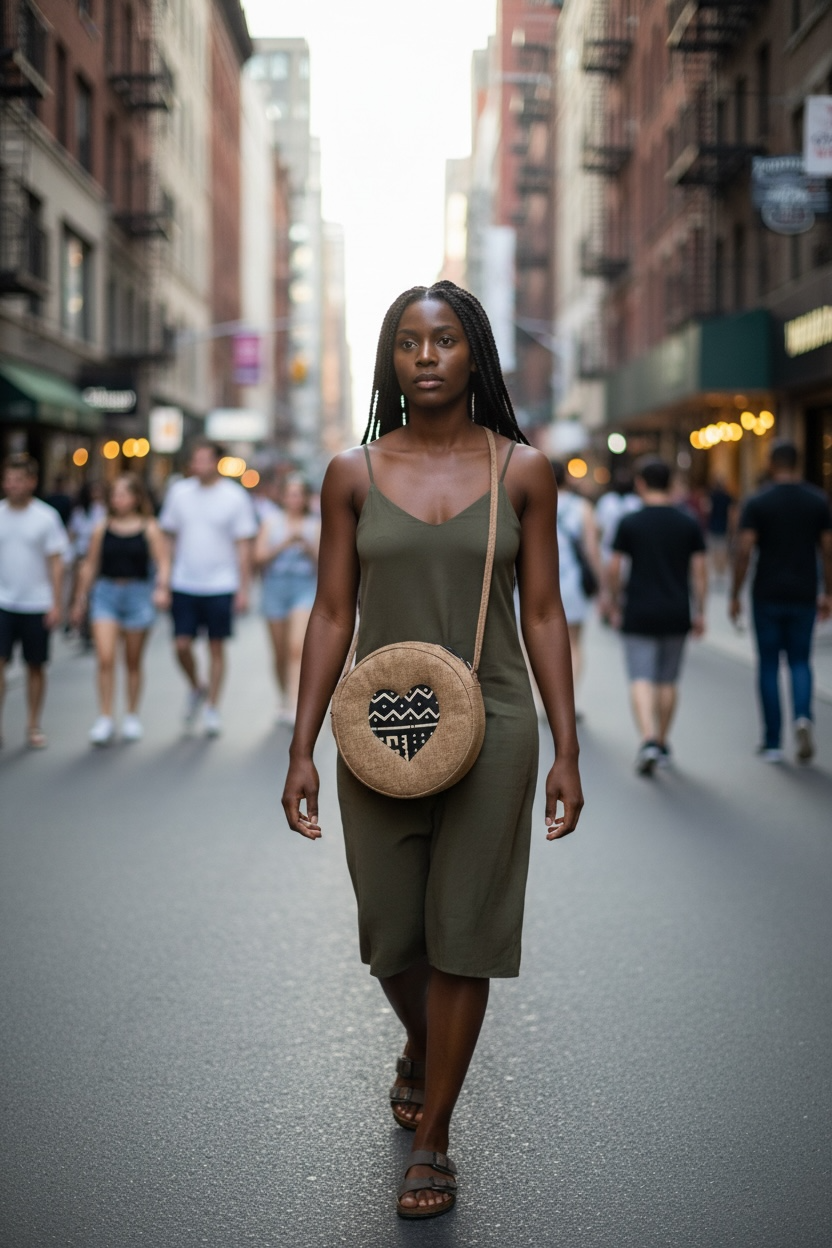 Sac Bandoulière  Yoff -  Collection Jàmm Essentiel